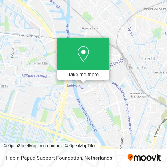Hapin Papua Support Foundation map
