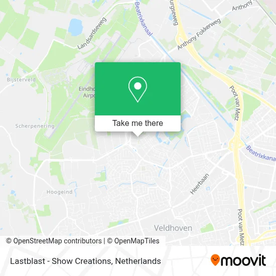 Lastblast - Show Creations map