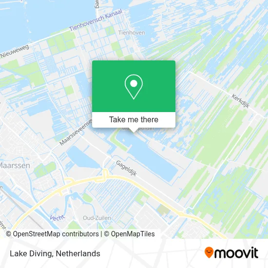 Lake Diving map