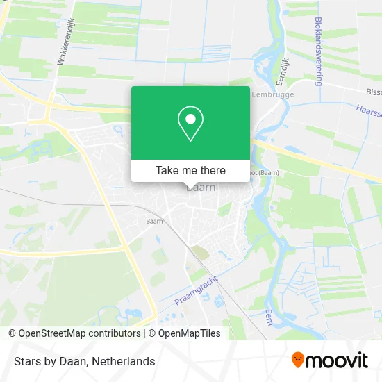 Stars by Daan map