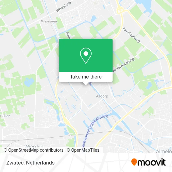 Zwatec map