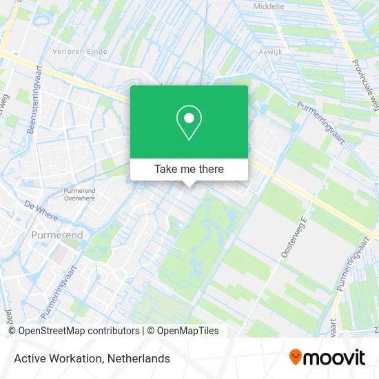 Active Workation map