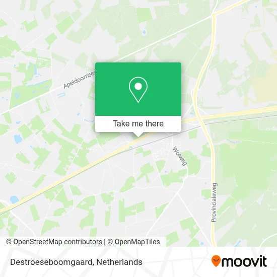 Destroeseboomgaard map
