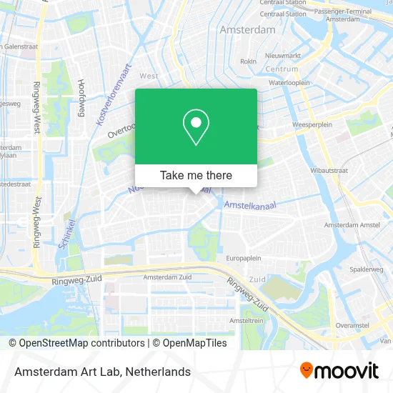 Amsterdam Art Lab map