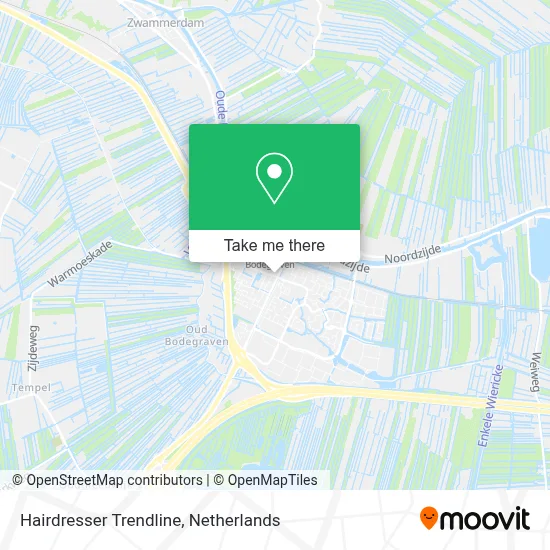 Hairdresser Trendline Karte