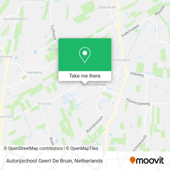 Autorijschool Geert De Bruin map
