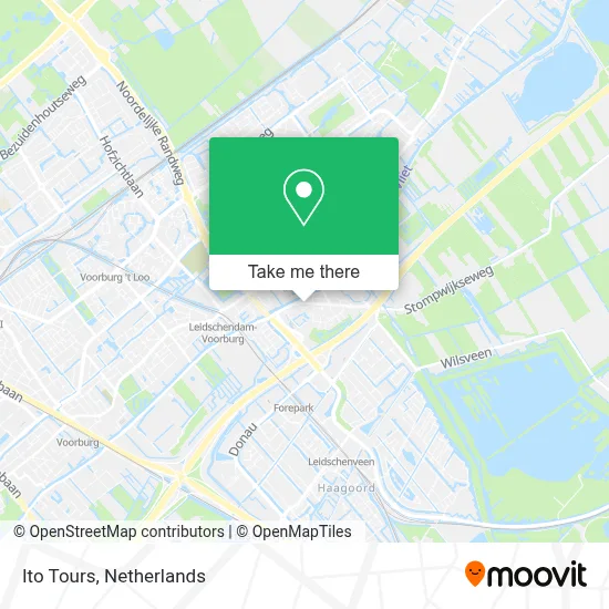 Ito Tours map