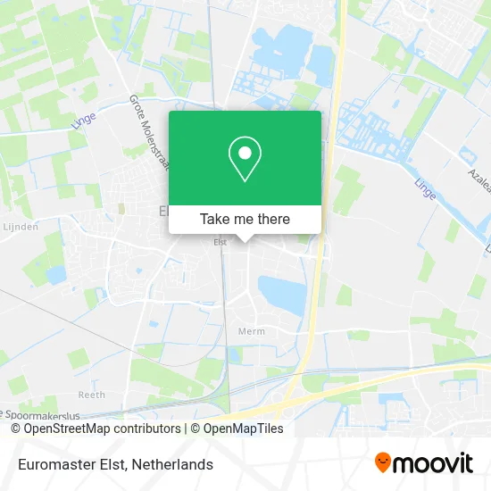 Euromaster Elst map
