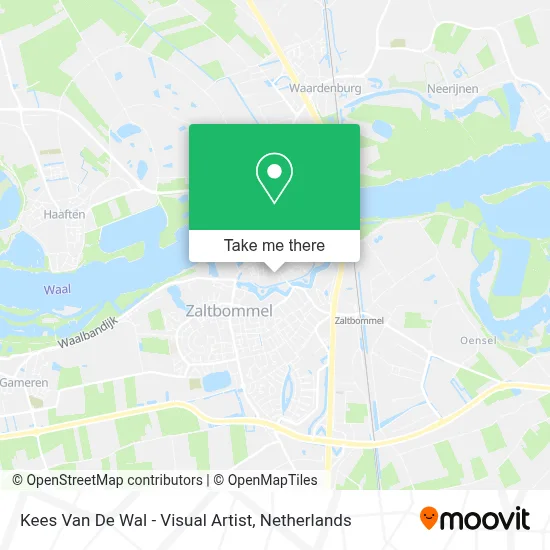Kees Van De Wal - Visual Artist map