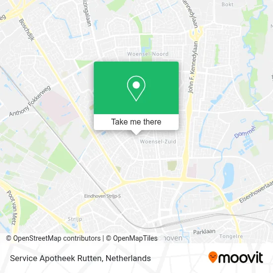 Service Apotheek Rutten map