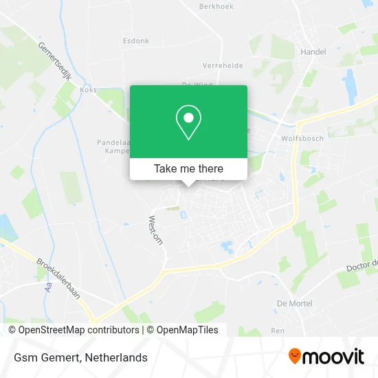 Gsm Gemert map