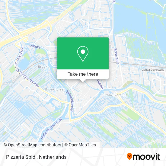 Pizzeria Spidi map