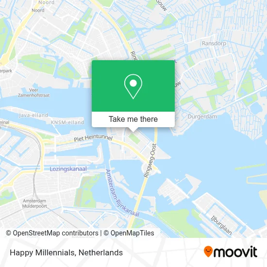 Happy Millennials map