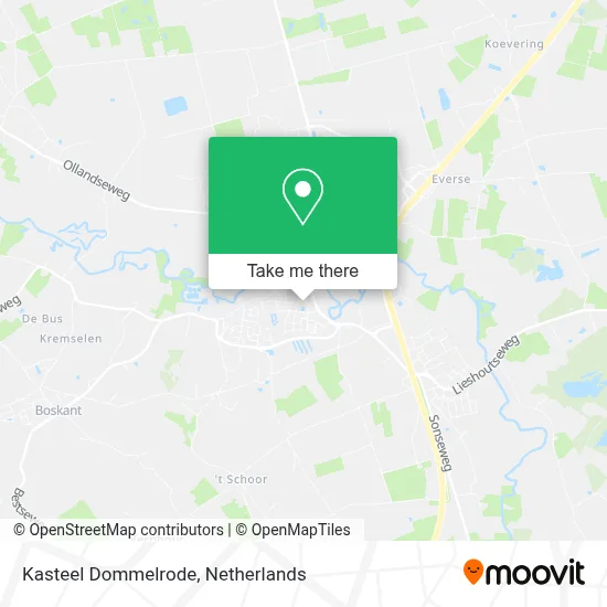 Kasteel Dommelrode map