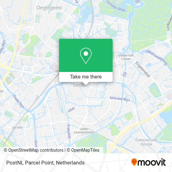Postnl Pakketpunt map
