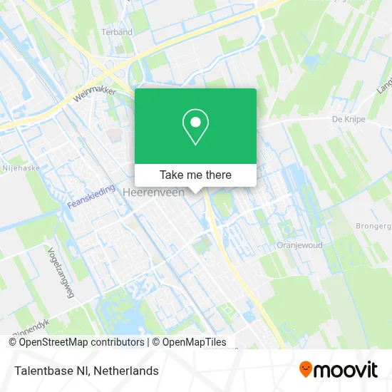 Talentbase Nl map