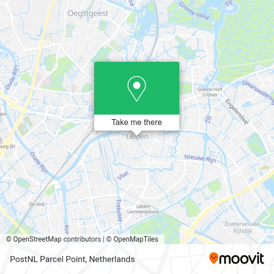 Postnl Pakketpunt map