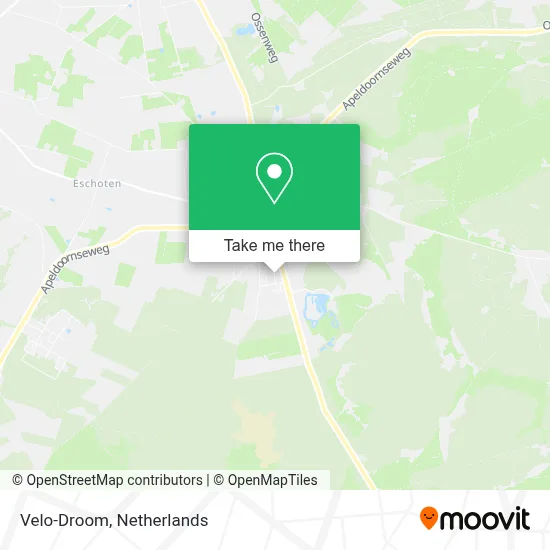 Velo-Droom map