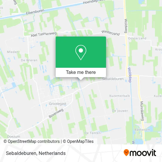 Sebaldeburen map