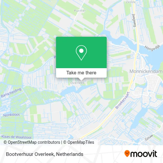 Bootverhuur Overleek Karte