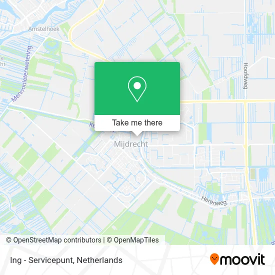Ing - Servicepunt map