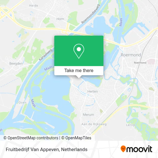 Fruitbedrijf Van Appeven map