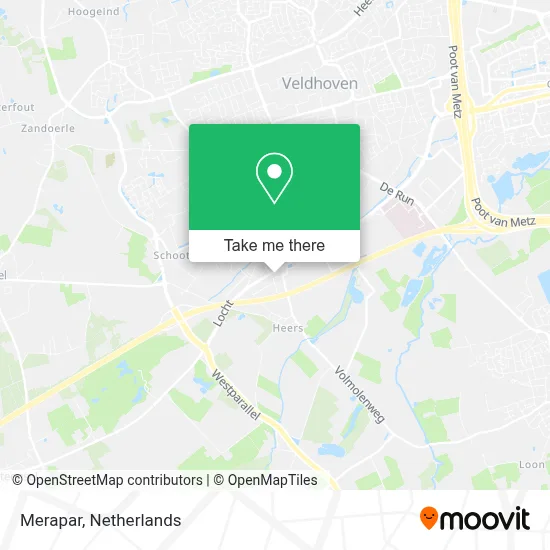 Merapar map