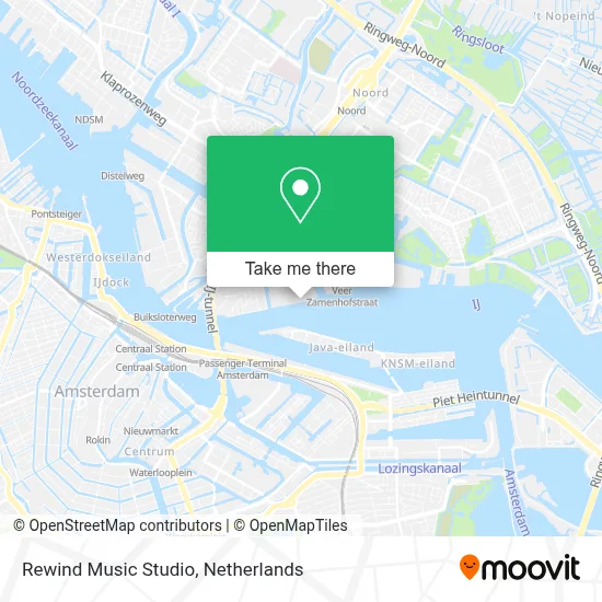 Rewind Music Studio map