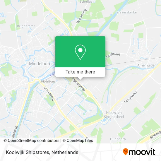 Koolwijk Shipstores map