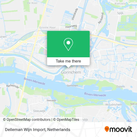 Delleman Wijn Import map