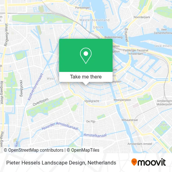 Pieter Hessels Landscape Design map