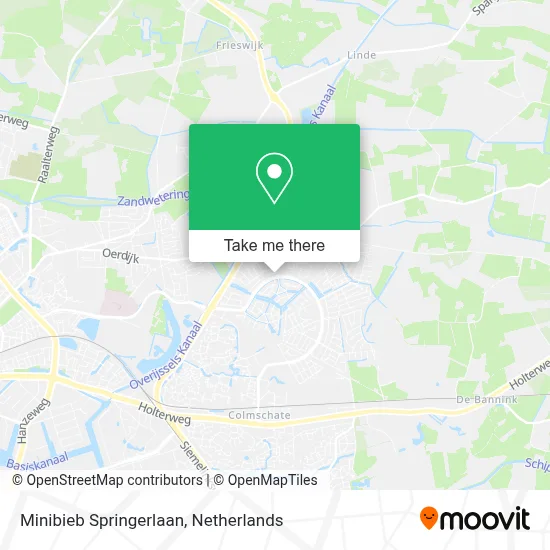 Minibieb Springerlaan map