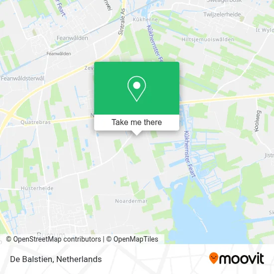 De Balstien map