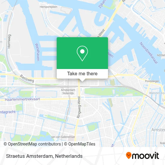 Straetus Amsterdam map