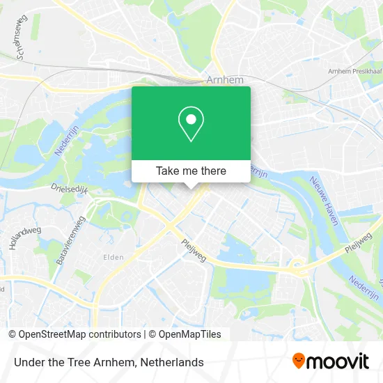 Under the Tree Arnhem map