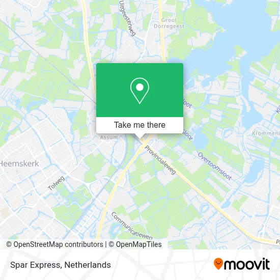 Spar Express map