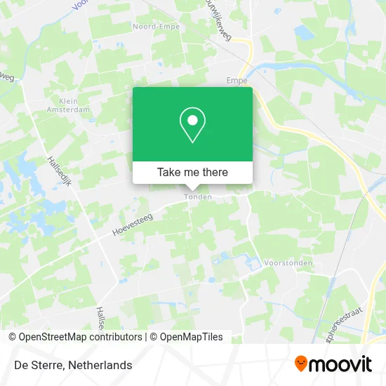 De Sterre map