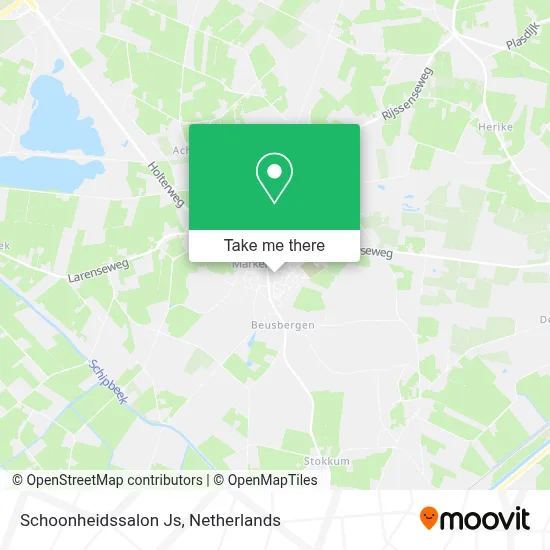 Schoonheidssalon Js map