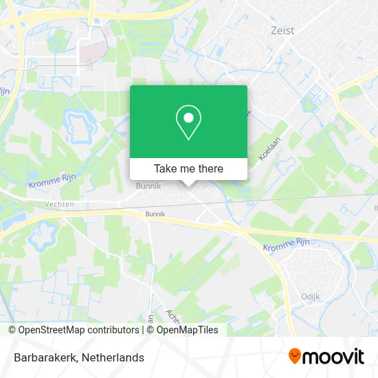 Barbarakerk map