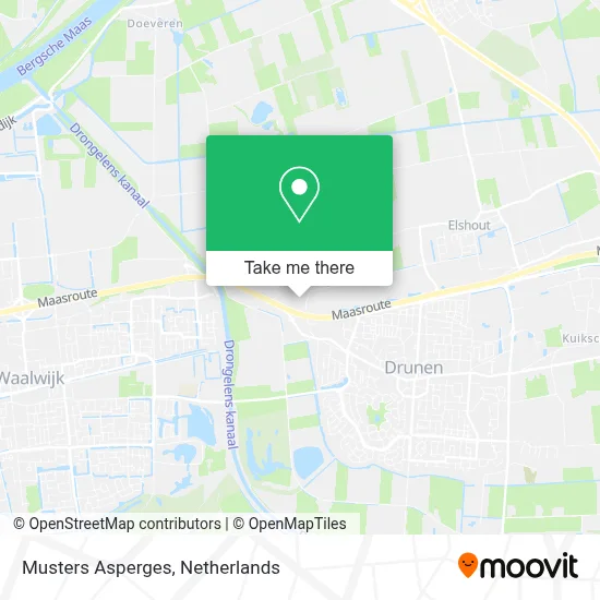 Musters Asperges map