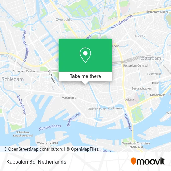 Kapsalon 3d map