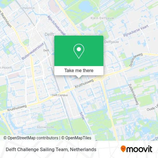 Delft Challenge Sailing Team map