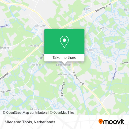 Miedema Tools map