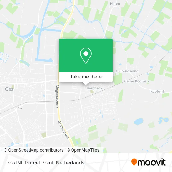 Postnl Pakketpunt map
