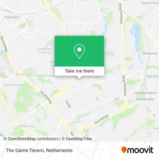 The Game Tavern map