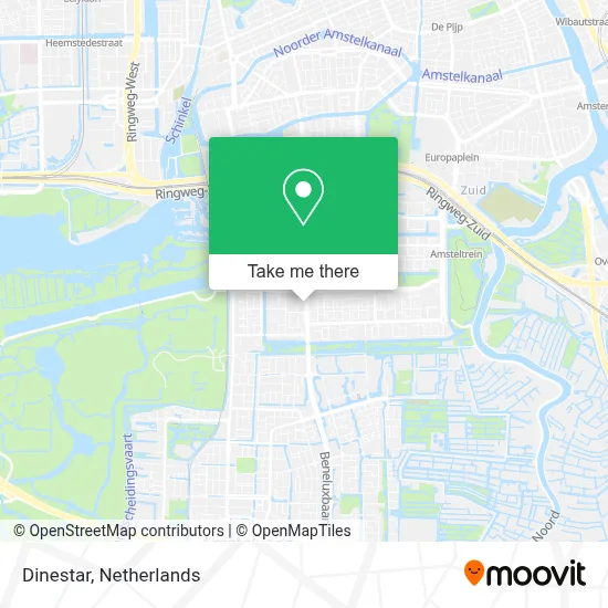 Dinestar map