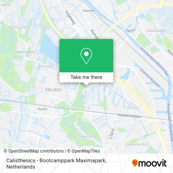 Calisthenics - Bootcamppark Maximapark map