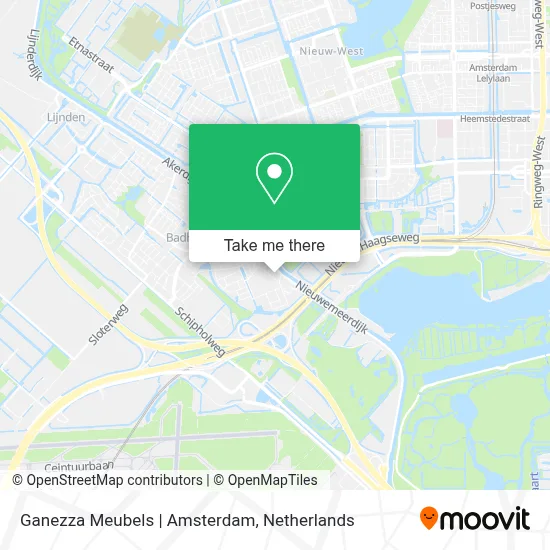 Ganezza Meubels | Amsterdam map