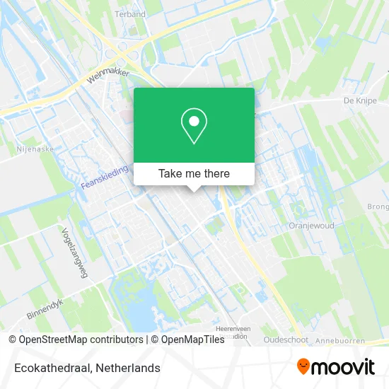 Ecokathedraal map