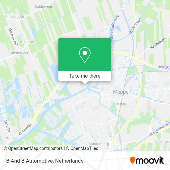 B And B Automotive map